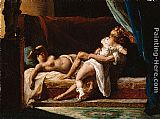 Famous Lovers Paintings - Three Lovers